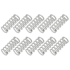 10 Pcs 304 Stainless Steel 0.5mm Wire Dia x 4mm OD x 10mm L Compression Spring