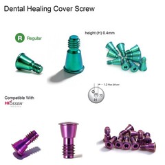 US Dental Healing Abutment Cap Mini Regular Platform Fits Ostem Hiossen Implant