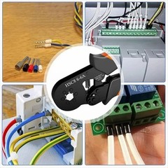 Ferrule Crimping Tool Kit AWG 23-7 Self-Adjustable Ferrel Crimper Kit wit1200PCS
