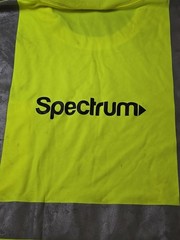High Visibility Reflective T-Shirt Mens XL Spectrum Yellow Gray Polyester
