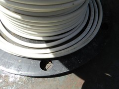 6 AWG 600 Volt Stranded Copper Building Wire Type MTW THHN THWN WHITE, Per Foot