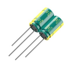 10-Pack 63V 47uF Quality Low ESR Electrolytic Capacitors 6x12mm 0.24×0.47in,…