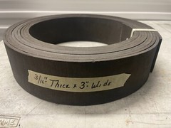 3/16″ -thick x 3′-wide Flex molded wire back brake lining (sold by the foot)