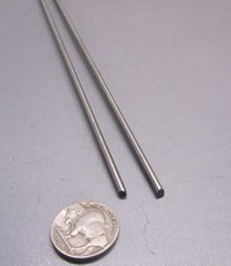 4140/4142 Steel Rod, Metric 3 mm Dia. (-0.051) x 3 FT Length, 2 Units