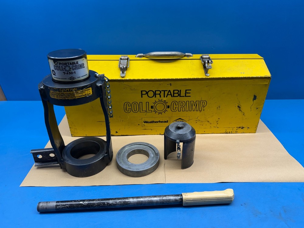 Weatherhead DANA T-450-1 Portable Coll-O-Clamp Hydraulic Hose Crimper