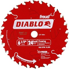 Diablo D0624A 6-1/2″ x 24-Teeth Framing Saw Blade for Wood