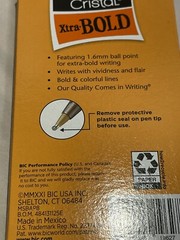 BLUE Bic Cristal Ballpoint PensLot of 11 NEW 1.6mm Xtra Bold Smooth Writing