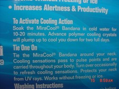 Occunomix 940-LYO Miracool Assorted Print Cooling Bandanas (12/Pack)