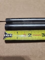 (Tag C46) .562″ Dia Titanium Rods x 10+” Long 6AL4V-ELI Medical Grade, 2 rods