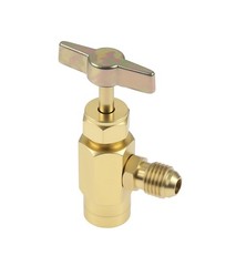 R1234YF SelfSealing Can Tap with Left Hand Threaded, 1/2’’ to 1/4’’ SAE Dispe…