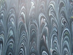LOT OF 5 Gorgeous French Marbled Paper 25.5″ x 19.5″, Bookbinding, crafts, etc