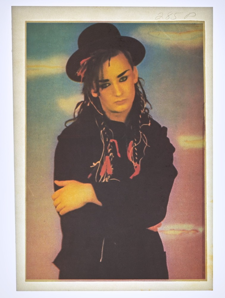 Original VINTAGE 1980s Heat Transfer | Boy George (Culture Club)