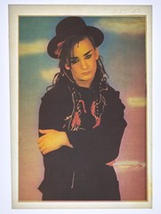 Original VINTAGE 1980s Heat Transfer | Boy George (Culture Club)