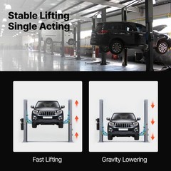 Uimoso 2.5 Gal/10 Qt Car Lift Hydraulic Power Unit Pack 220V AC Post Lift Pum