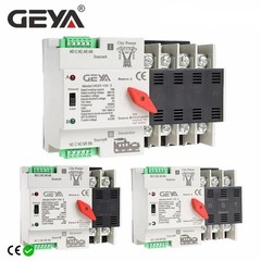 Dual Power Automatic Transfer Switch 63A 100A PC 110V 220V 50/60Hz Household
