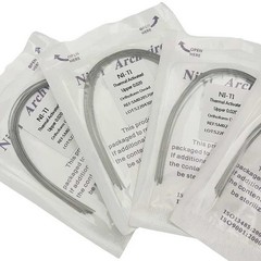 1-200packs Dental Orthodontic Heat Thermal Activated NITI Arch Wires Ovoid Round