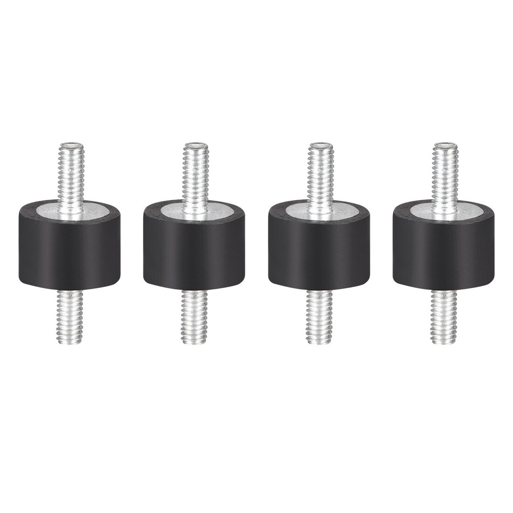 4pcs Rubber Vibration Isolator Mounts Shock Absorber Studs M4 x10mm