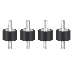 4pcs Rubber Vibration Isolator Mounts Shock Absorber Studs M4 x10mm