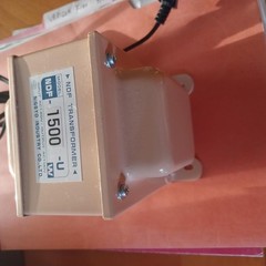 NISSYO Step down Transformer NDF-1500U AC110-130 to 100v 1500W 2 OUTLETS