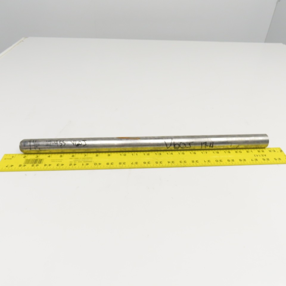 1-1/4″ Diameter 17-4 Stainless Steel Non Heat Treated Round Bar Stock 21″