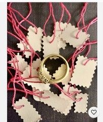 Sample Pack Of 12 Up-cy Unique Price Tags Merchandise Hang String SaveOurPlanet