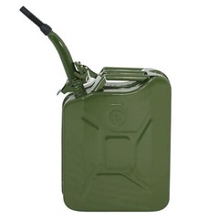 4 Pack 5 Gallon 20L Jerry Can Gas Gasoline Can with Smooth pouring Spout Green