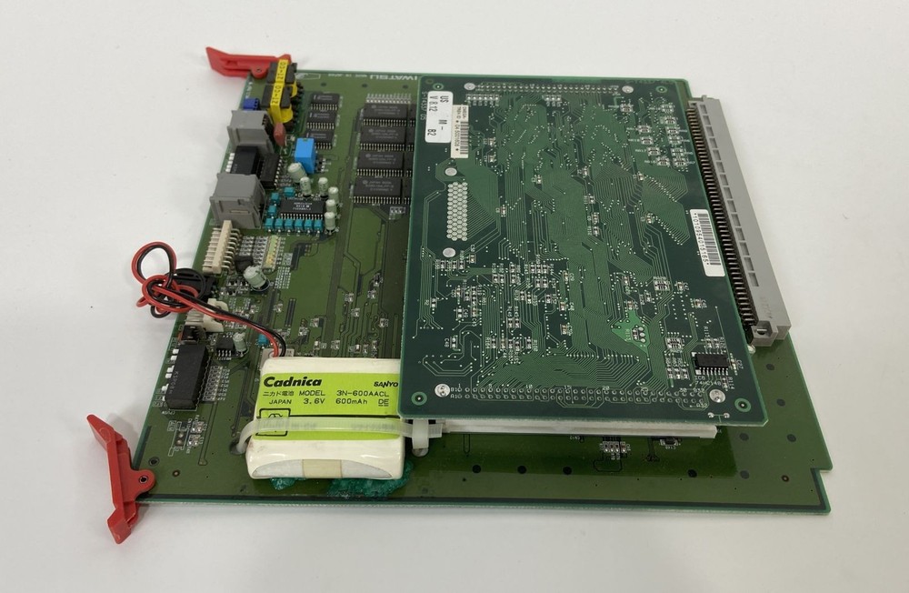 Iwatsu ADIX IX-CPUP/HW 101090 Processor Card w/ IX-CPU20/MEM-M Card v8.12