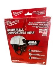 Milwaukee 48-73-3250 BOLT 24dB EARMUFFS, Use with Safety Helmets and Hard Hats