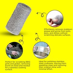 SteelWool Grade 0000 – Finest Grade, Multi-use Furniture, Cleaning, Mice Control