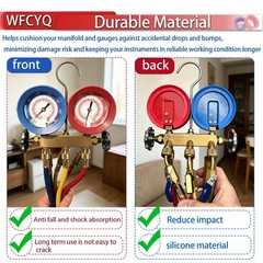 WFCYQ HVAC Gauge Boots 49190 Cover for Yellow Jacket JB 3-1/8″ Gauges NO