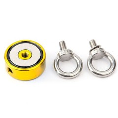 500LBS Fishing Magnet Kit Super Strong Neodymium Pull Force Treasure Hunt w/Rope