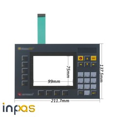 For V280-18-B20B Vision280 Membrane Switch keypad with Touch screen glass