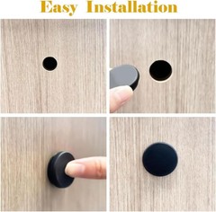 125PCS Rubber Hole Plugs Assortment 8 Sizes Snap Lock