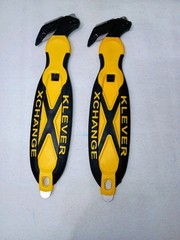 Lot Of 2 Used Klever Xchange Box Cutter Opener Carton Cutter