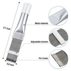 2 Pack AC Air Condenser Fin Straightener Cleaner Comb Radiator Repair Tool DIY
