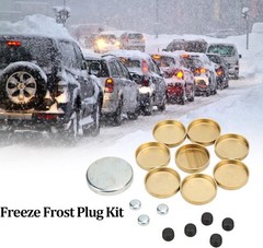 Brass Engine Freeze Plug Kit for Chevy Small Block 283 305 327 350 1957-1997