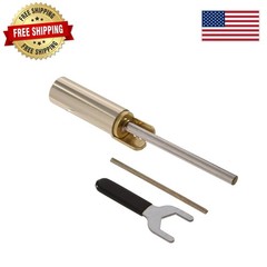 Aluminum Satin Brass Hinge Pin Door Closer for Easy Installation – 1 Count