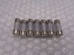 BUSSMANN BS1361 15AMP FUSE LOT OF 7 NSNP