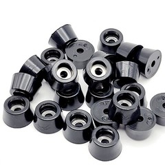 3/4″ Diameter Rubber Equipment Feet 3/8″ Tall Steel Washer Bumpers 4-12 Packs