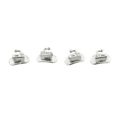 50 Set Dental Orthodontic Buccal Tubes 1st 2nd Molar 022 Roth MBT Mesh Base