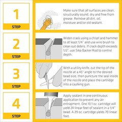 Waterproof Self-Leveling Sealant, Gray Polyurethane for Durable Concrete Repair