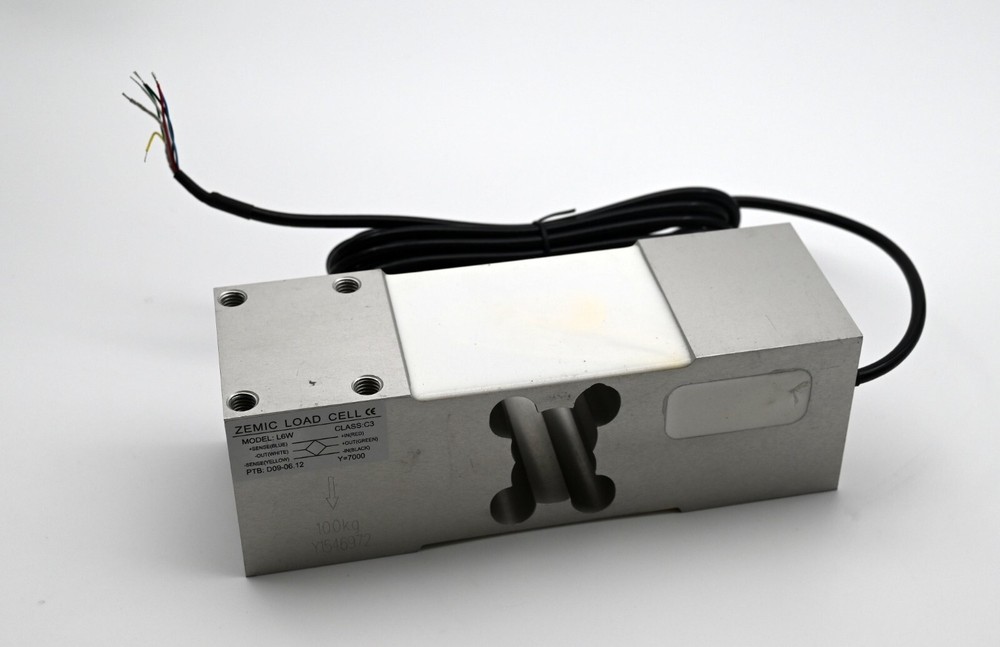 ZEMIC L6W 100 KG Load Cell NTEP compatible Tedea 1260 RL1260 M8-1.25 thread