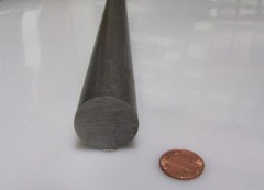 4140/4142 Steel Rod, Metric 30 mm Dia. (-0.051) x 3 FT Length