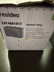 New Open Box Honeywell L8148A1017 Aquastat Relay 120V/24V 7.4A