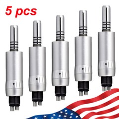 Dental Slow Low Speed Handpiece Connector Air Motor 4 Hole Inner Water Spray US