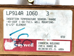 NEW HONEYWELL LP914A 1060 5 PNEUMATIC INSERTION TEMPERATURE SENSOR -40 TO 160F