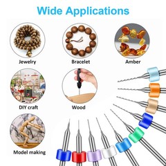 Dental PCB Drill Bit Set Tungsten Carbide Steel Twist Micro CNC Engraving Burs
