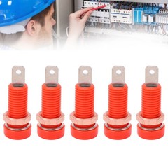 10pcs Banana Jack Socket Durable Connectors For Electronic Instruments
