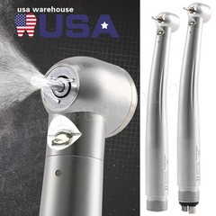 Pieza de mano LED turbina alta velocidad fibra óptica dental estilo NSK 2/4Holes