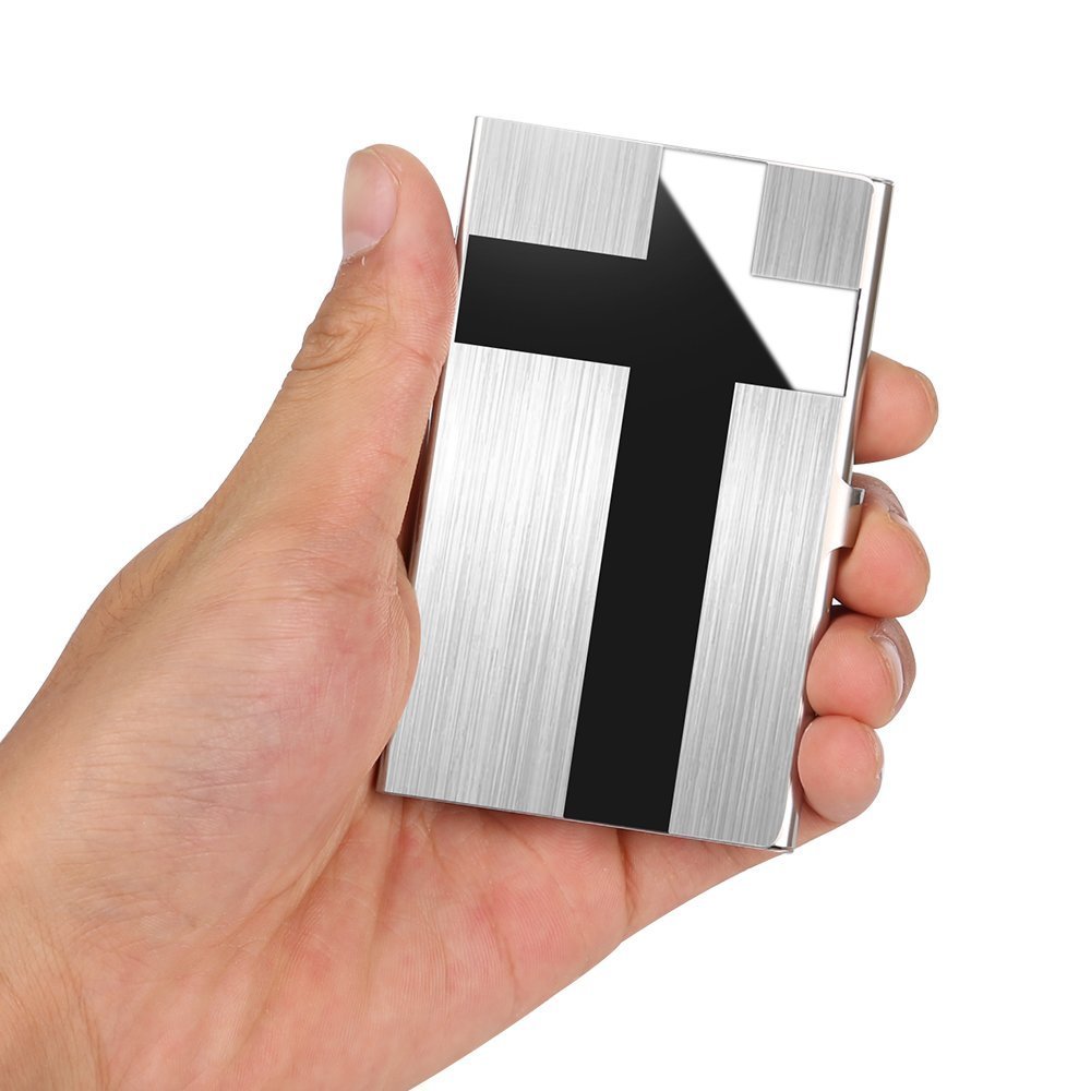 Stainless Steel Card Holder Case – Pocket Metal Wallet for Business, ID, Credit